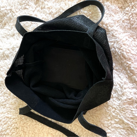 Anthropologie Moda Luxe black leather bag - Picture 2 of 9